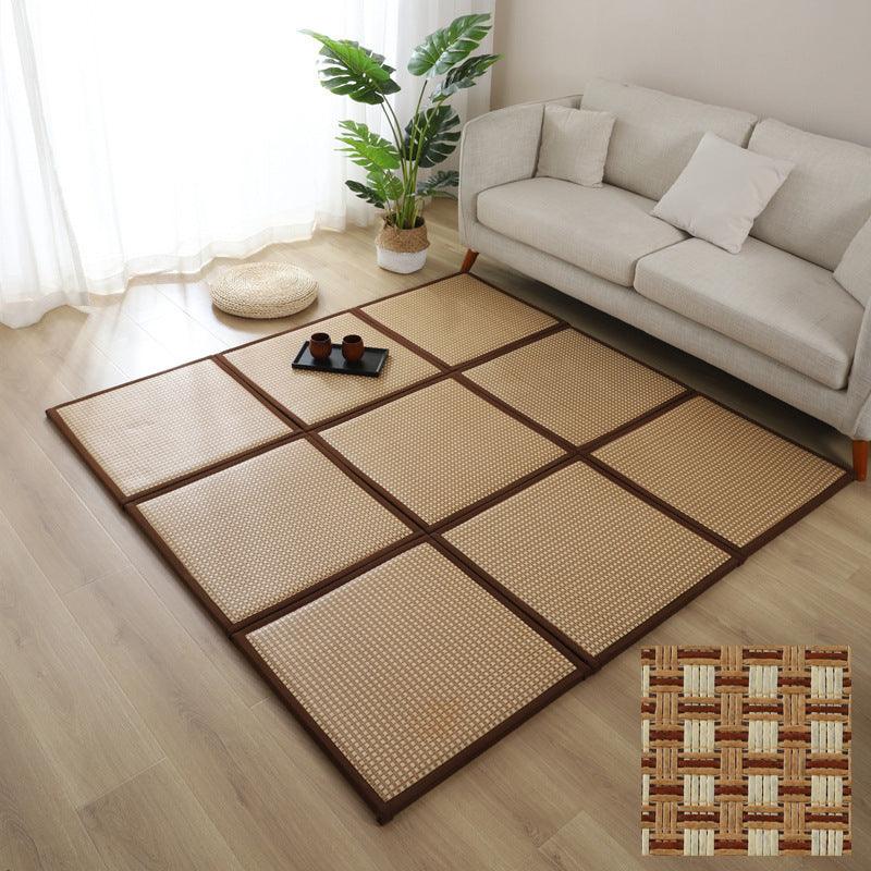 Bedside Carpet Patchwork Mat Rattan Summer Sky - Pacisia