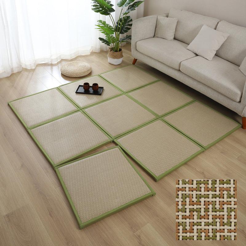 Bedside Carpet Patchwork Mat Rattan Summer Sky - Pacisia