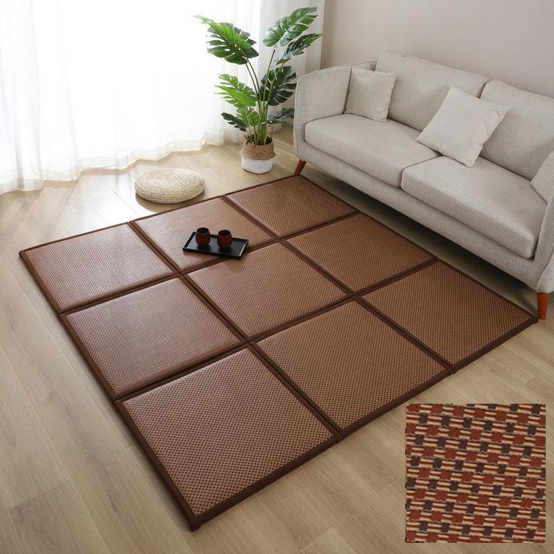 Bedside Carpet Patchwork Mat Rattan Summer Sky - Pacisia