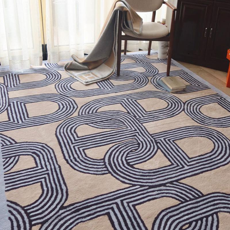 Bedside Living Room Fashion Minimalist Print Plush Carpet - Pacisia