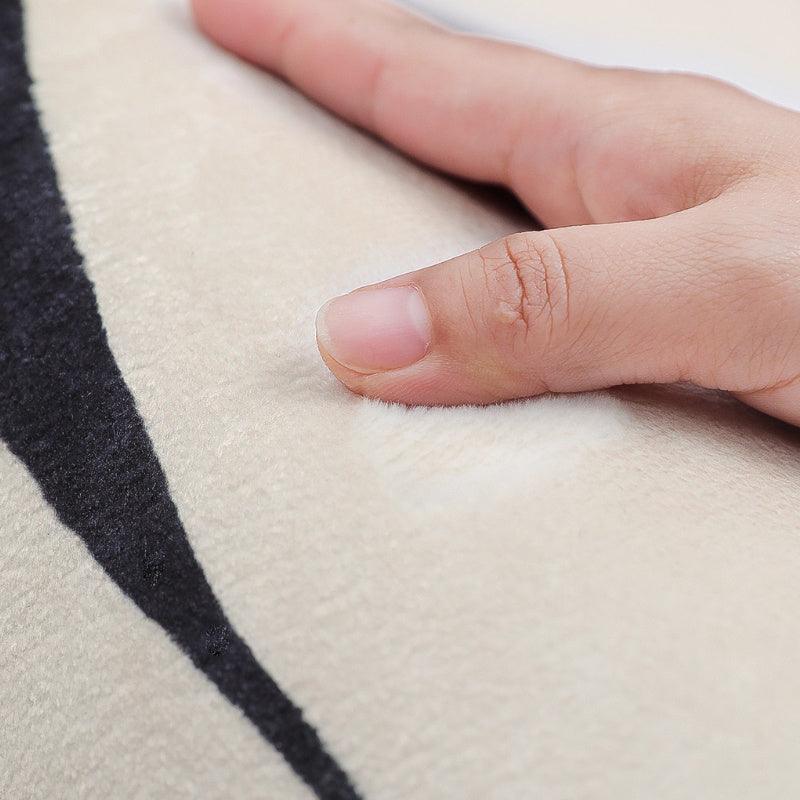 Bedside Living Room Fashion Minimalist Print Plush Carpet - Pacisia