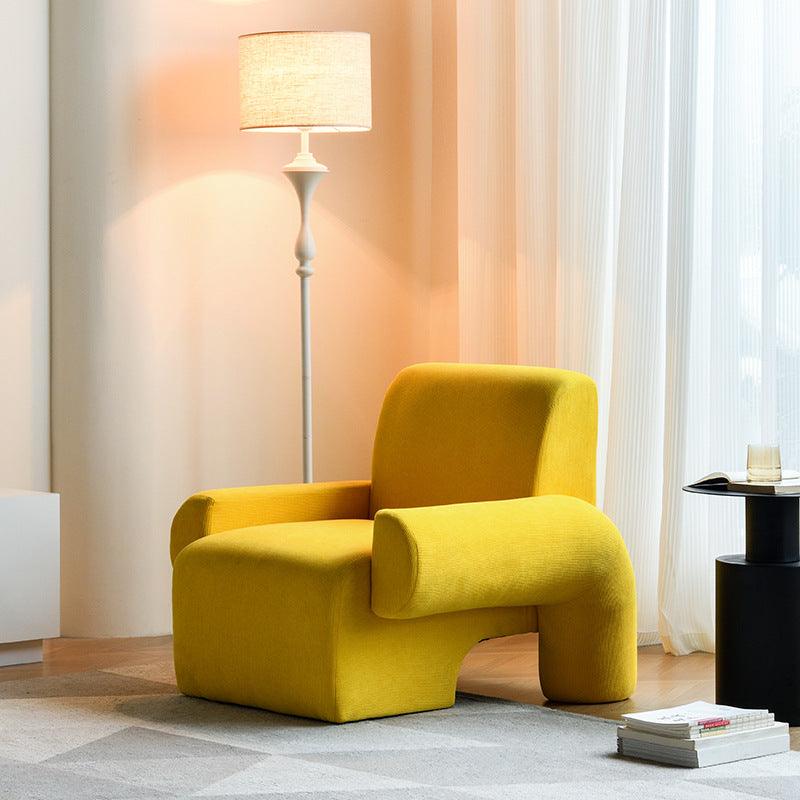 Bicolor Bouclé Comfort Chair - Pacisia