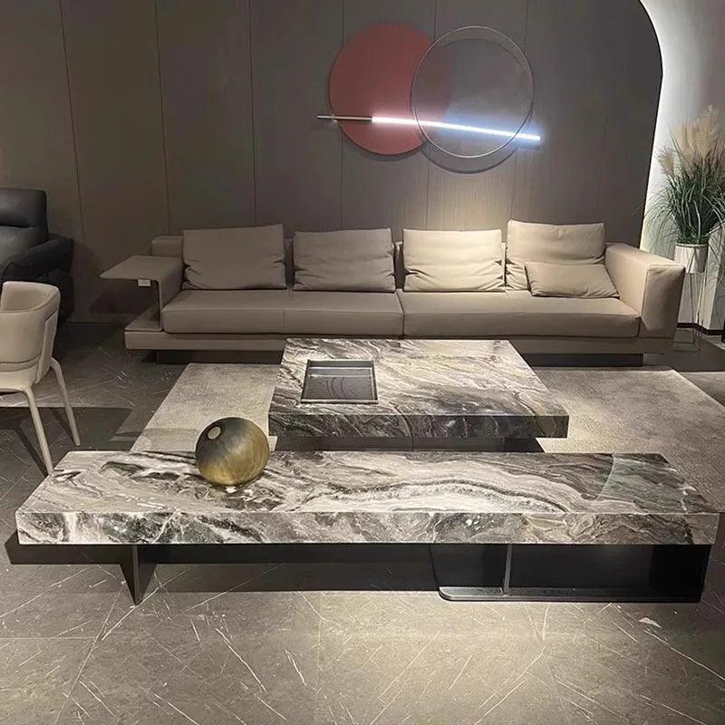 Big Marble Nordic Coffee Tables Designer Fashion Luxury Big Coffee Table Hallway Corner Muebles Para El Hogar Hotel Furniture - Pacisia
