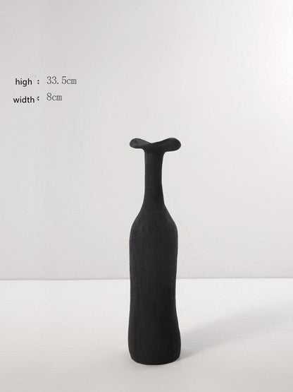 Black And White Creative Ceramic Vase Home Decoration - Pacisia