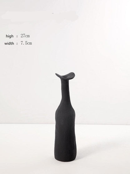 Black And White Creative Ceramic Vase Home Decoration - Pacisia