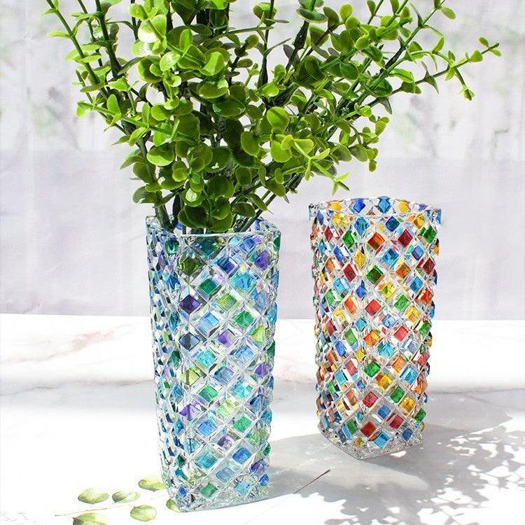 Block Niche Weaving High Beauty Vase - Pacisia