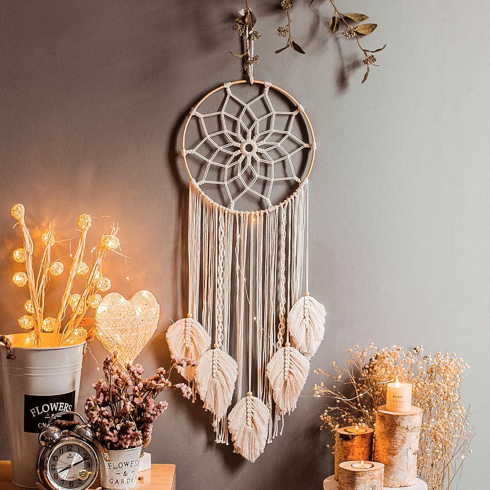 Bohemian hand-woven tapestry dream catcher - Pacisia