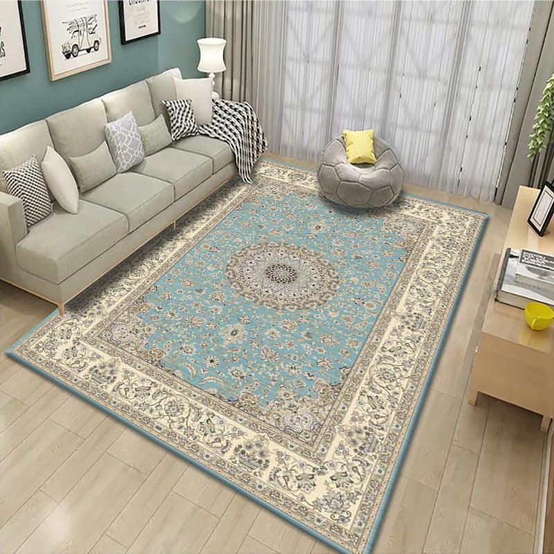 Bohemian Living Room Retro Carpet Elegant Coffee Table Cushion Sofa Blanket Home Entrance Doormat - Pacisia