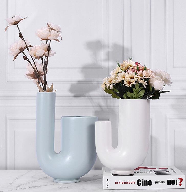 Modern Minimalist Resin Creative New Products Soft Decoration Handicrafts Dried Flower Decorative Vase - Pacisia