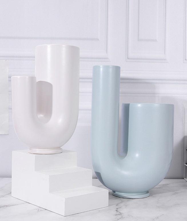 Modern Minimalist Resin Creative New Products Soft Decoration Handicrafts Dried Flower Decorative Vase - Pacisia