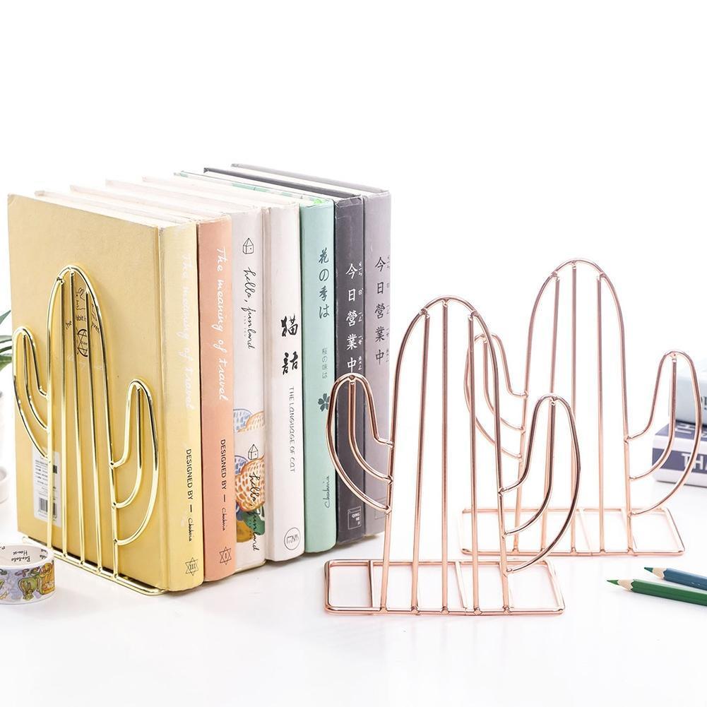 Cactus Iron Plated Metal Bookend - Pacisia