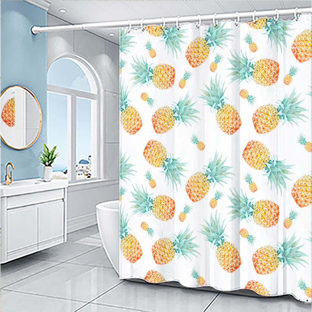 Cartoon Fruit Series Shower Curtain Set - Pacisia