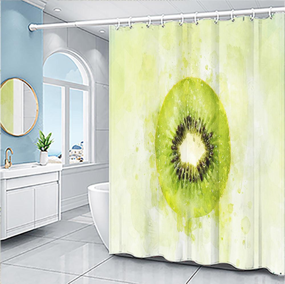 Cartoon Fruit Series Shower Curtain Set - Pacisia