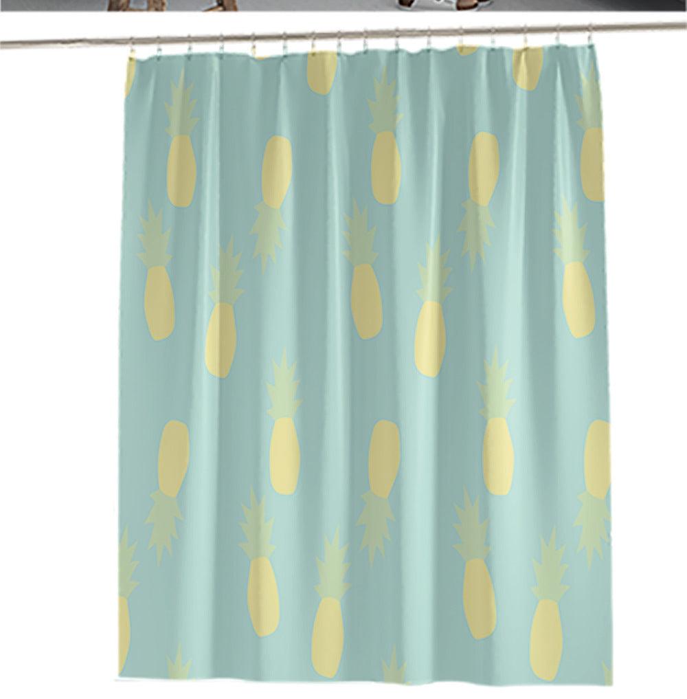 Cartoon Fruit Series Shower Curtain Set - Pacisia