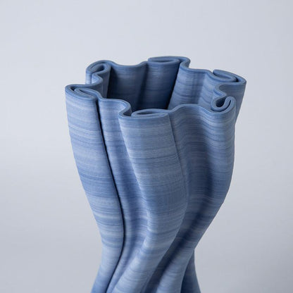 Blue And White Ceramic Large Vase Model Room Living Room Decoration Flower Arrangement - Pacisia