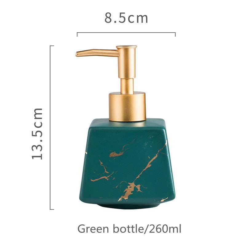 Ceramic Hand Sanitizer Shower Gel Shampoo Water Bottling Lotion Press Bottle - Pacisia