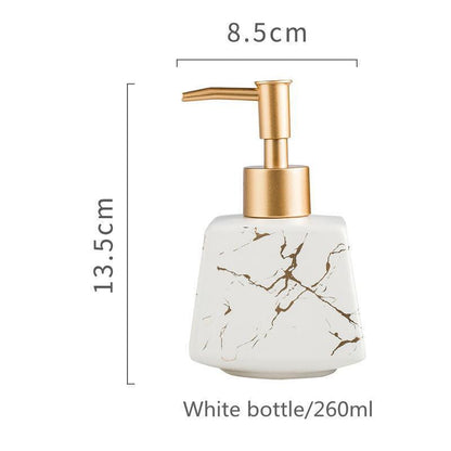 Ceramic Hand Sanitizer Shower Gel Shampoo Water Bottling Lotion Press Bottle - Pacisia