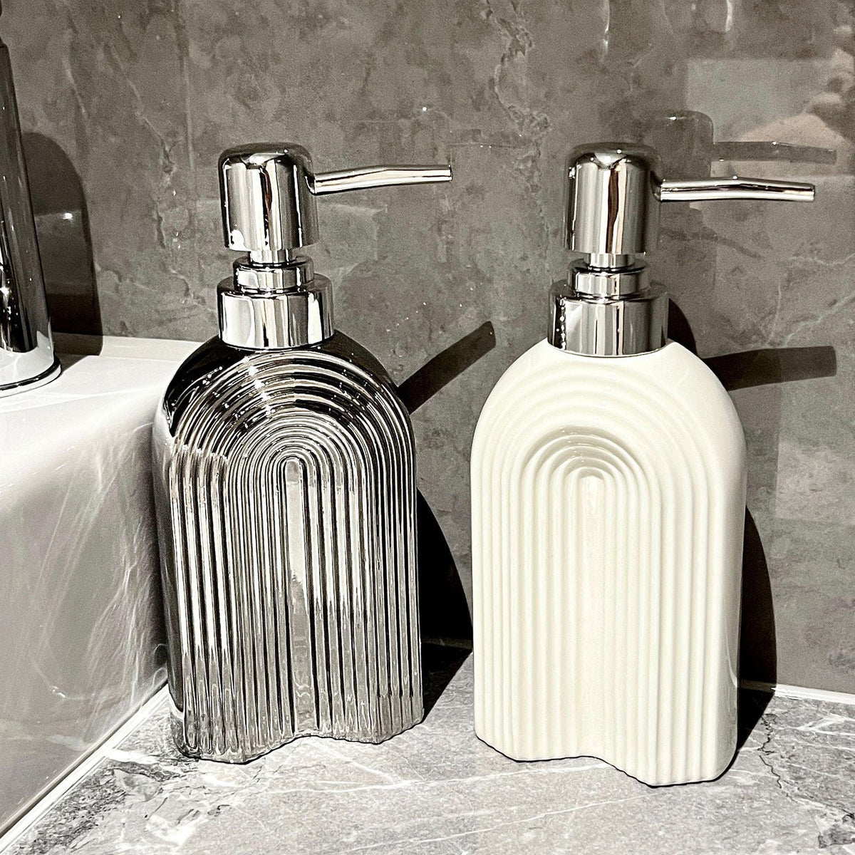 Ceramic Large Capacity Shower Gel Shampoo Travel Bottle Ceramic Large Capacity - Pacisia