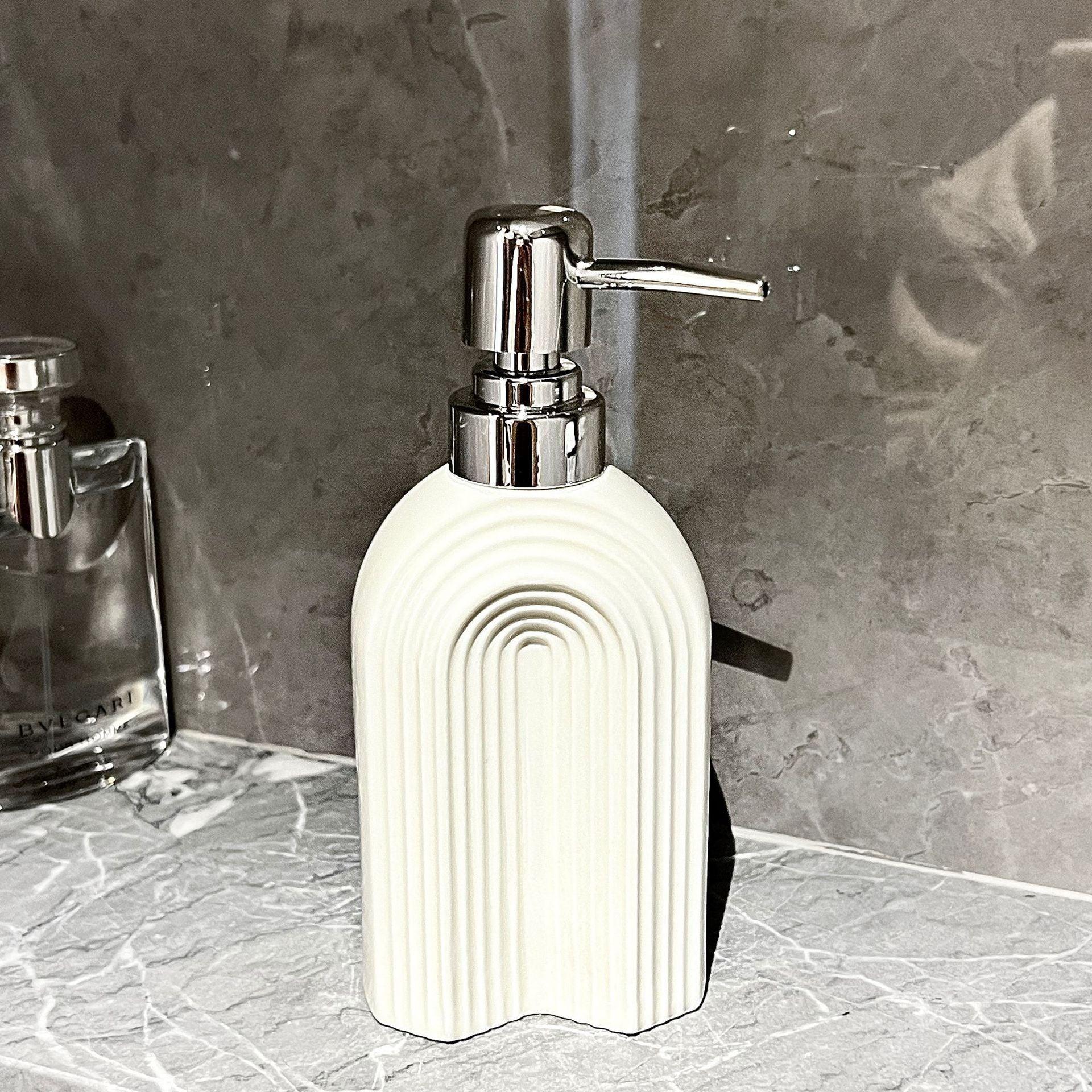 Ceramic Large Capacity Shower Gel Shampoo Travel Bottle Ceramic Large Capacity - Pacisia