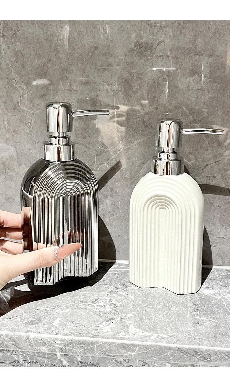 Ceramic Large Capacity Shower Gel Shampoo Travel Bottle Ceramic Large Capacity - Pacisia