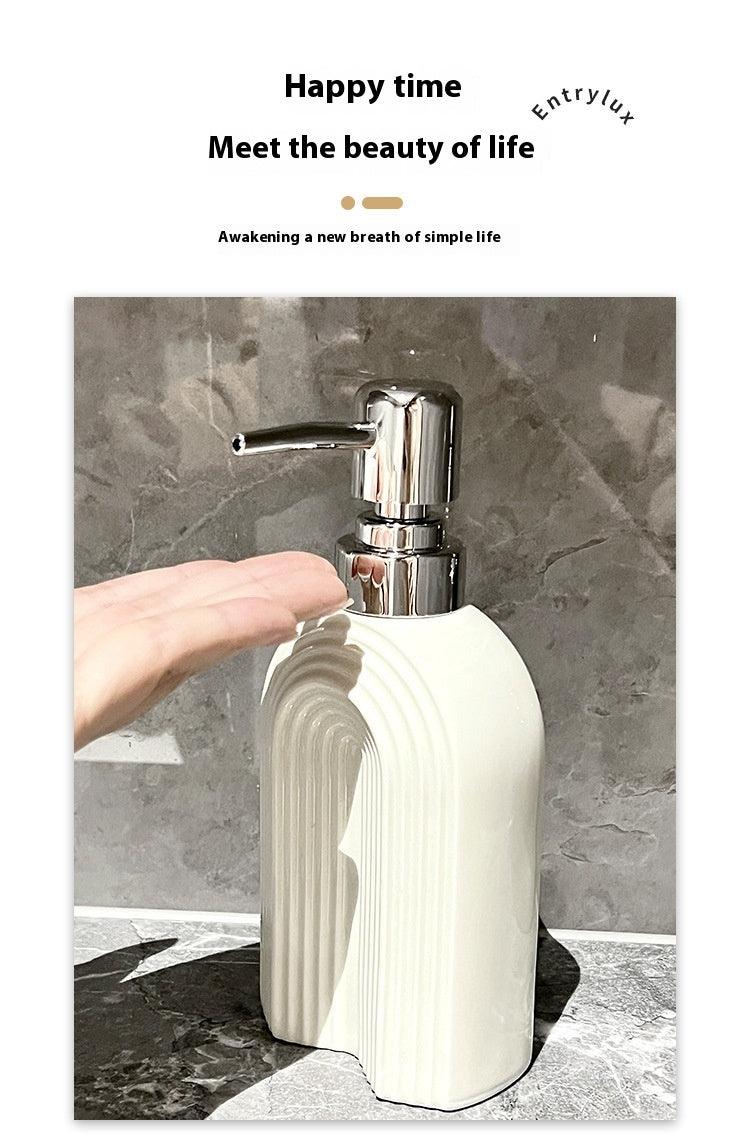 Ceramic Large Capacity Shower Gel Shampoo Travel Bottle Ceramic Large Capacity - Pacisia