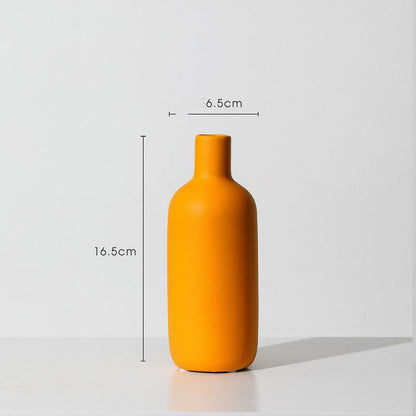 Ceramic Morandi Vase Decoration Dried Flower Arrangement - Pacisia