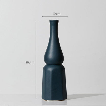 Ceramic Morandi Vase Decoration Dried Flower Arrangement - Pacisia