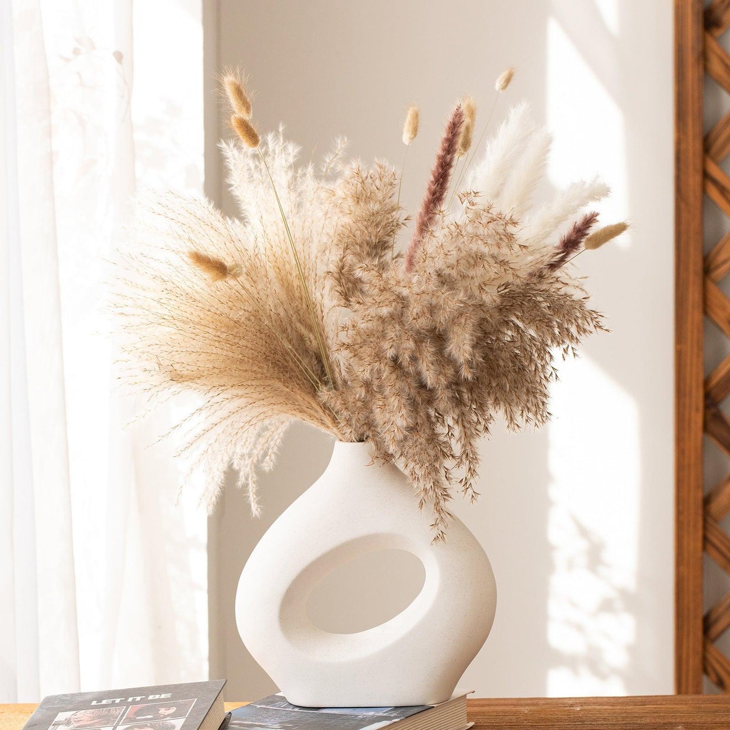 Ceramic Vase Circle Vase Second Generation Decoration Crafts Soft Vase - Pacisia