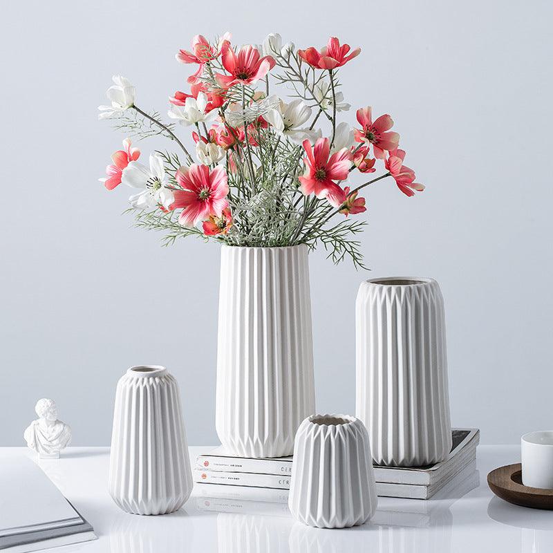 Ceramic Vase Hydroponic Origami Ornaments Modern Simple Nordic Creative - Pacisia