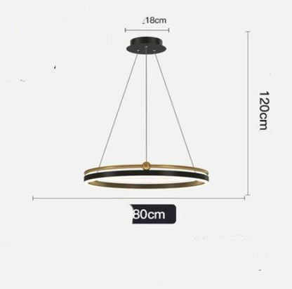 Chandelier Living Room Brushed Aluminum Bedroom Study - Pacisia