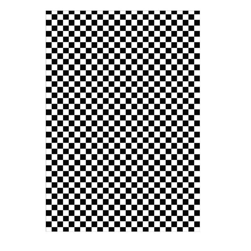 Checkerboard Carpet Green And White Checkered Moroccan Floor Mat - Pacisia