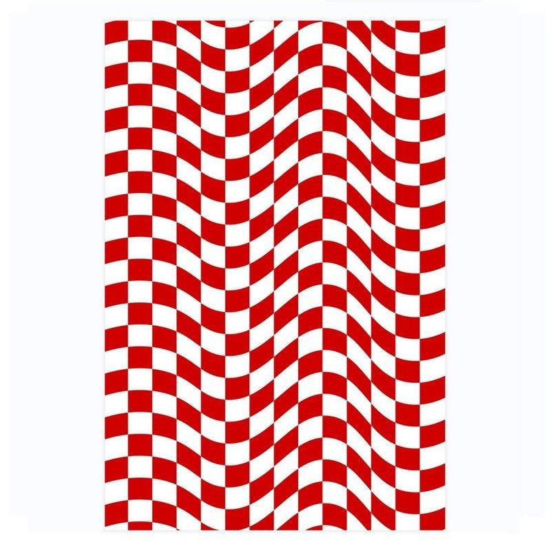 Checkerboard Carpet Green And White Checkered Moroccan Floor Mat - Pacisia