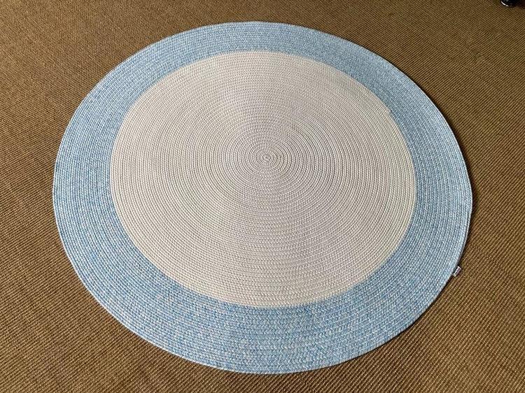 Cotton And Linen Handwoven Japanese Simple Carpet Living Room - Pacisia