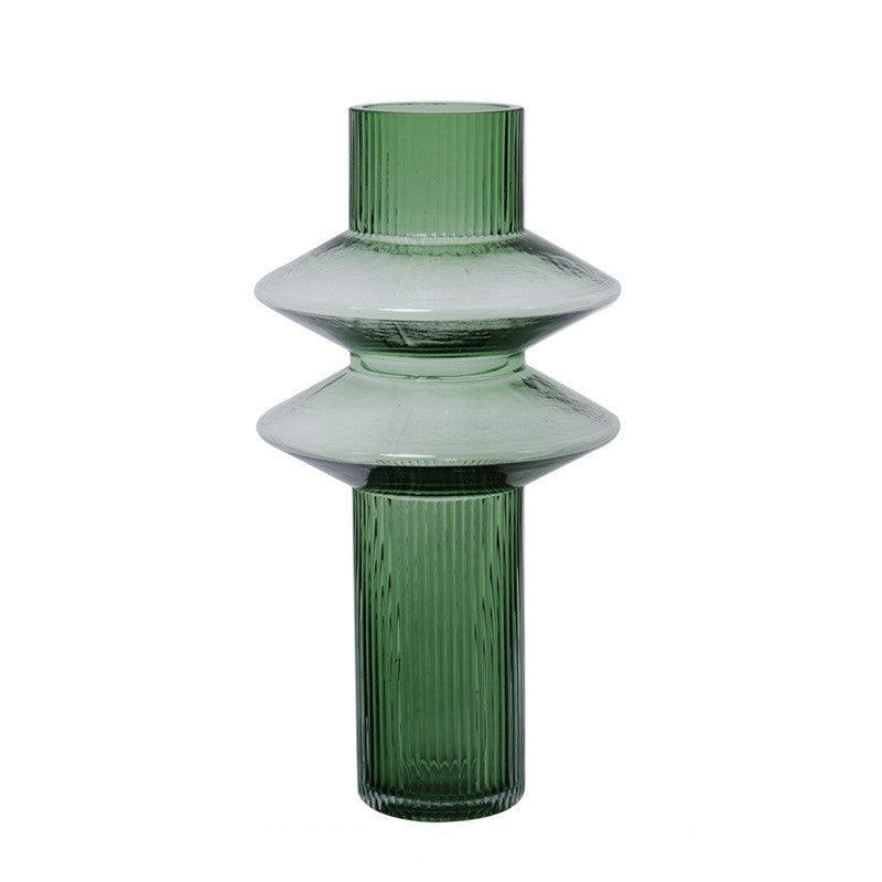Craft New Chinese Style Home Amber Glass Vase - Pacisia