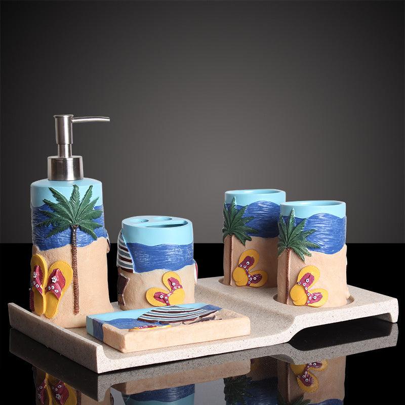 Creative Bathroom Five-piece Bathroom Toilet Set - Pacisia