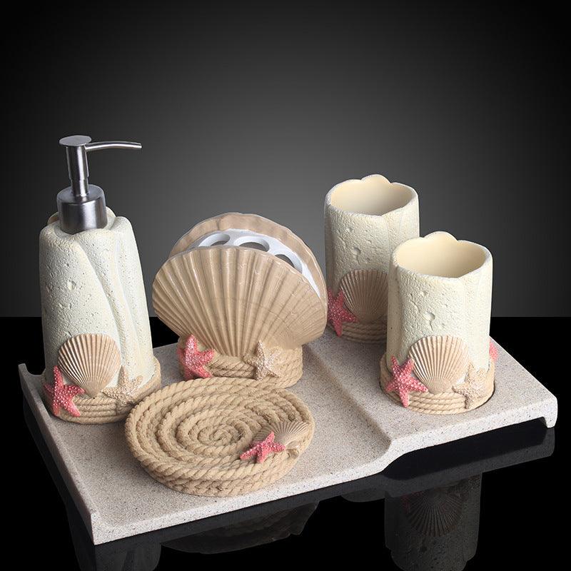 Creative Bathroom Five-piece Bathroom Toilet Set - Pacisia