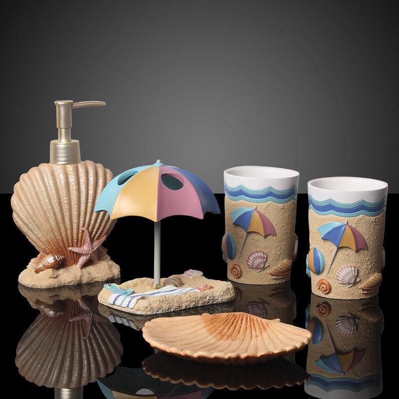 Creative Bathroom Five-piece Bathroom Toilet Set - Pacisia