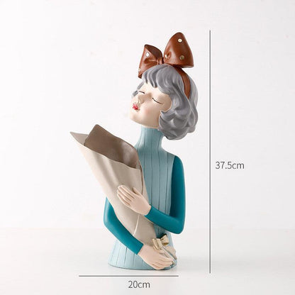 Creative Bubble Girl Vase Simple Decoration - Pacisia