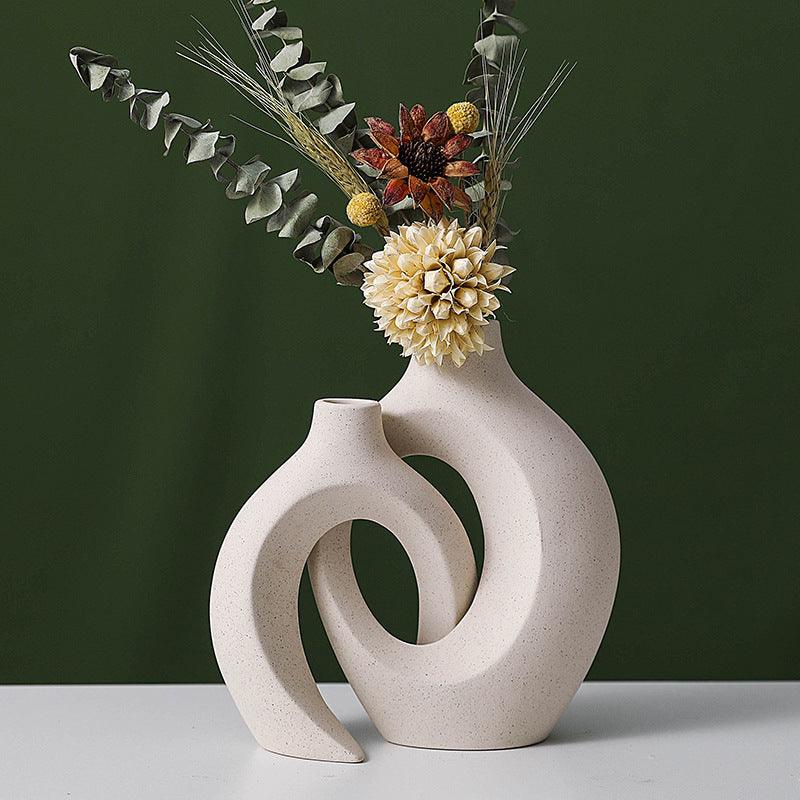 Creative Ceramic Vase Craft Ornament Set - Pacisia