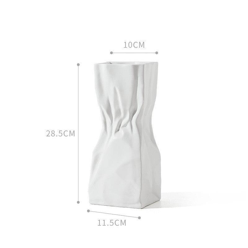 Creative Decoration Flower Arrangement Model Room Home Soft Decoration Vase - Pacisia