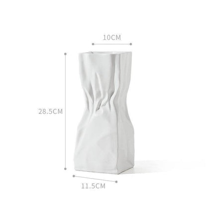 Creative Decoration Flower Arrangement Model Room Home Soft Decoration Vase - Pacisia