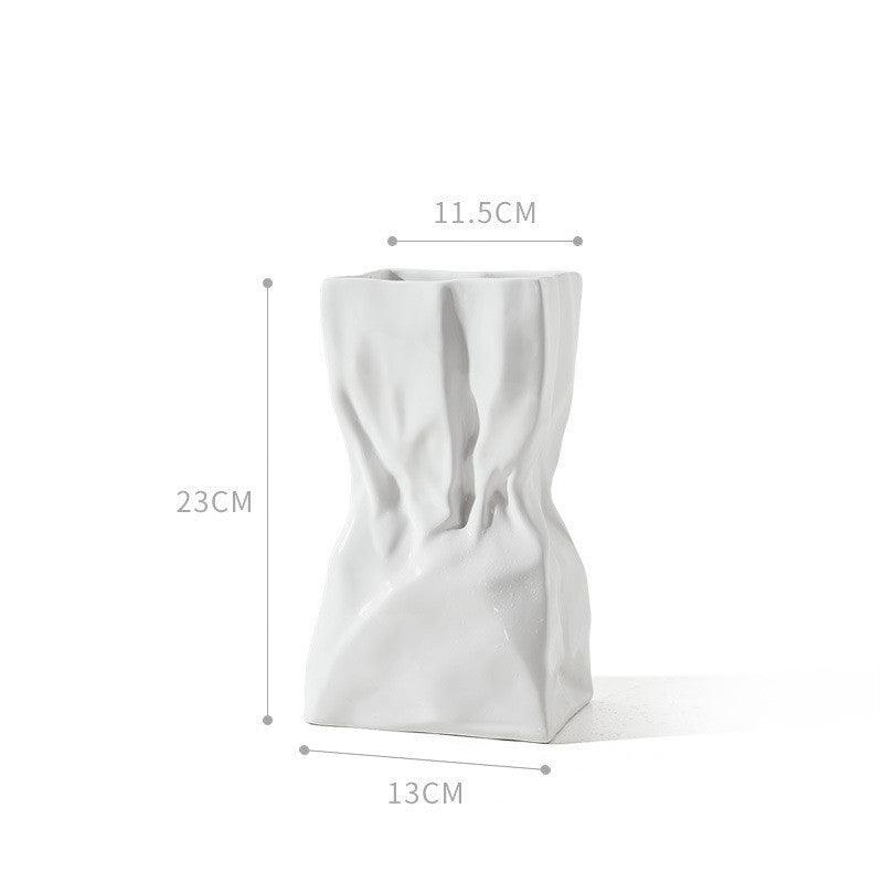 Creative Decoration Flower Arrangement Model Room Home Soft Decoration Vase - Pacisia