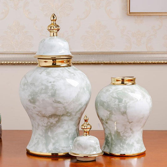 Creative European Fashion White Ceramic Vase - Pacisia