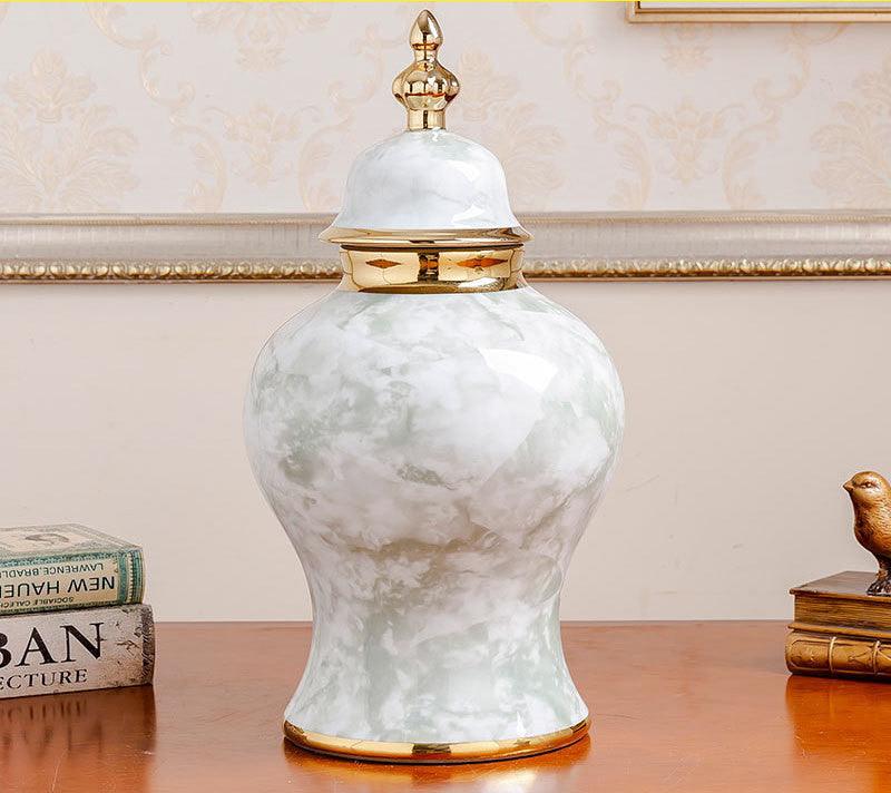 Creative European Fashion White Ceramic Vase - Pacisia
