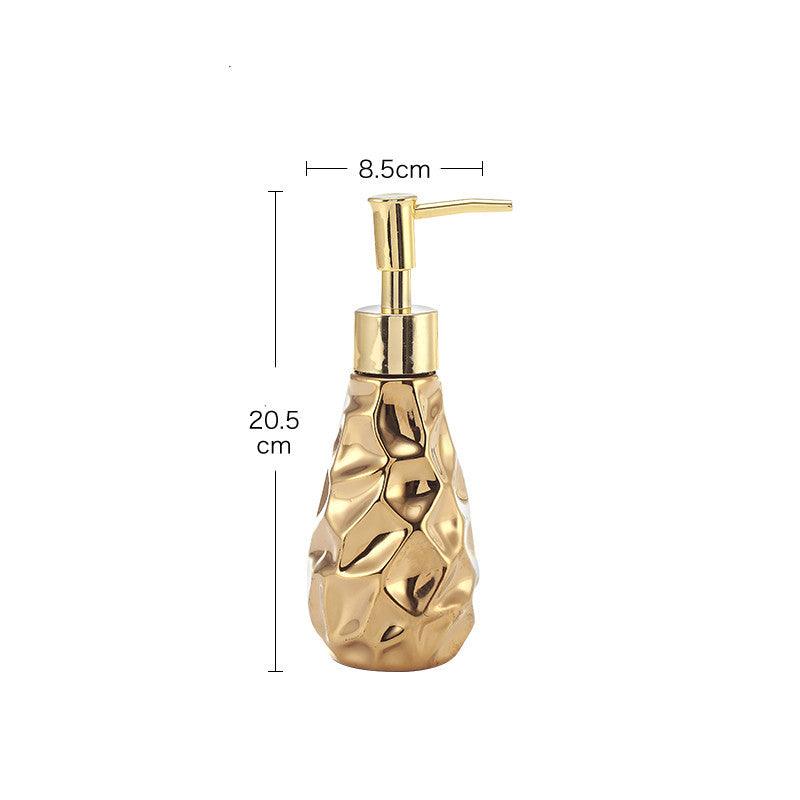 Creative Golden Ceramic Bathroom Toilet Set - Pacisia