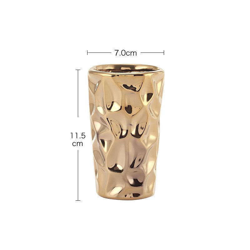 Creative Golden Ceramic Bathroom Toilet Set - Pacisia