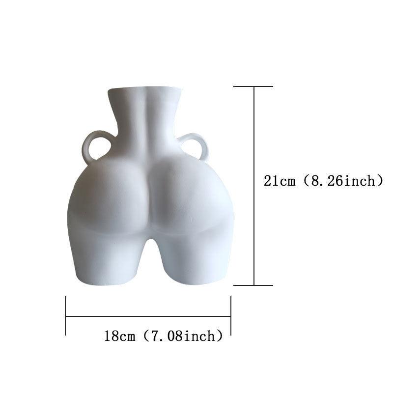 Creative Human Butt Modeling Resin Vase - Pacisia