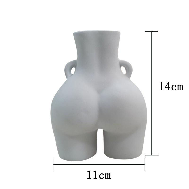 Creative Human Butt Modeling Resin Vase - Pacisia