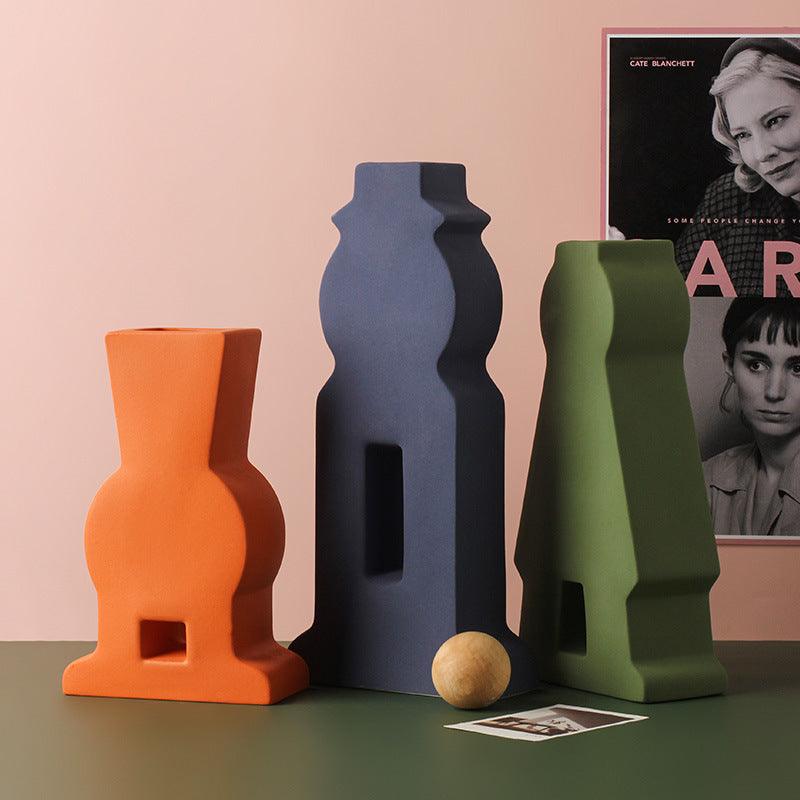 Creative Medieval Style Geometric Vase Home Template - Pacisia