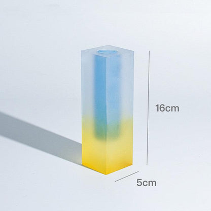 Creative Minimalist Ins Acrylic Square Column Vase Craft Gift - Pacisia